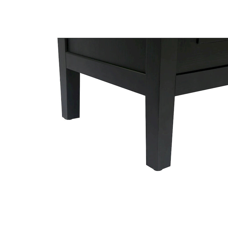4 Door Wooden Sideboard Cabinet - N/A