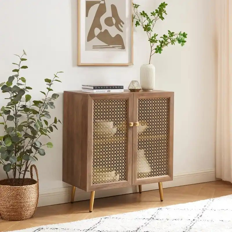 30.8 W Wood Buffets and Sideboards Storage Cabinet