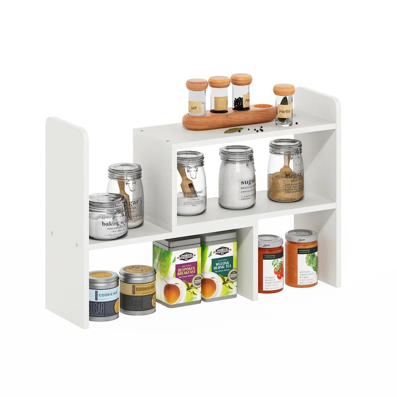 Desktop Organizer Bookshelf for Books and Office Supplies