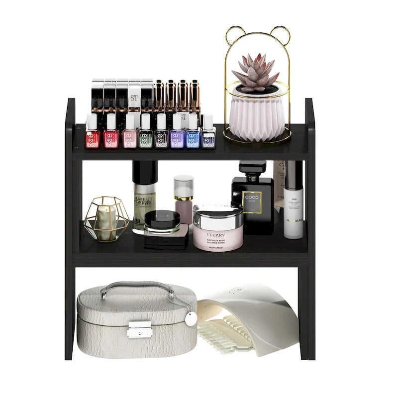 Desktop Organizer Bookshelf for Books and Office Supplies